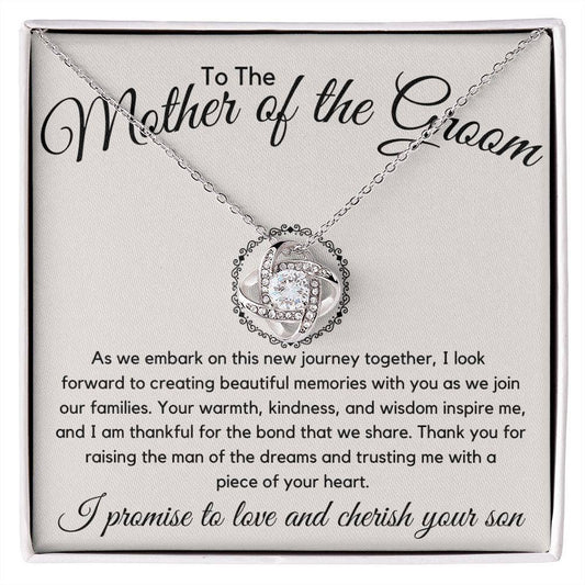 Mother of the Groom Wedding Gift 14K White Gold Finish / Standard Box Jewelry Giftinum