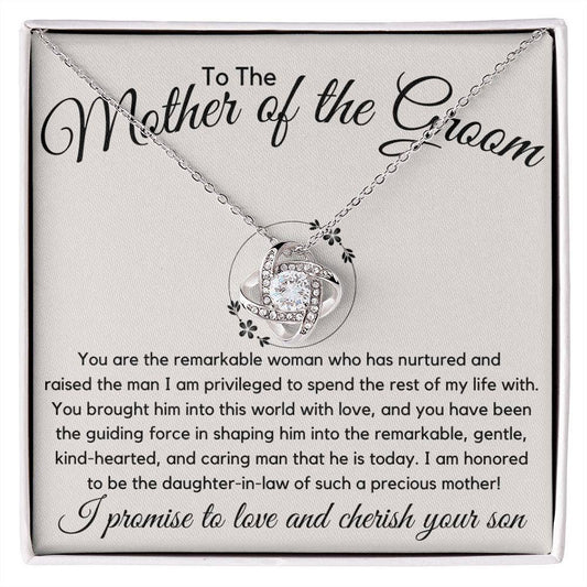 Mother of the Groom Wedding Gift 14K White Gold Finish / Standard Box Jewelry Giftinum