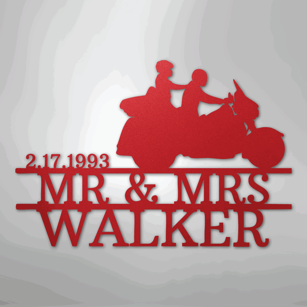 Motorcycle Metal Decor - Giftinum