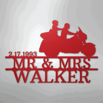 Motorcycle Metal Decor - Giftinum