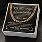 My Dad - God Chose You D Cuban Link Chain - Giftinum