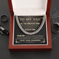 My Dad - God Chose You D Cuban Link Chain - Giftinum