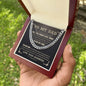 My Dad - God Chose You D Cuban Link Chain - Giftinum