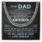 My Dad - God Chose You S Cuban Link Chain - Giftinum