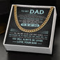 My Dad - God Chose You S Cuban Link Chain - Giftinum