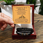 My Dad Strength Of A Mountain  Bracelet - Giftinum