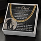 My Forever Hero - Dad Cuban Link Chain Necklace From Daughter - Giftinum