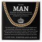 My Man Cuban Link Chain Necklace - Straighten your crown - Giftinum