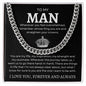 My Man Cuban Link Chain Necklace - Straighten your crown - Giftinum