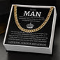 My Man Cuban Link Chain Necklace - Straighten your crown - Giftinum