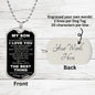 My Son Dog Tag Necklace - Never Forget - Giftinum