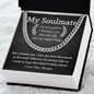 My Soulmate - Say Stupid Things Cuban Link Chain - Giftinum