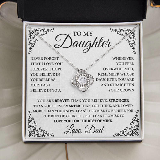 Never Forget - Daughter Necklace - Giftinum