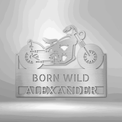 On Any Sunday Monogram - Steel Sign - Giftinum