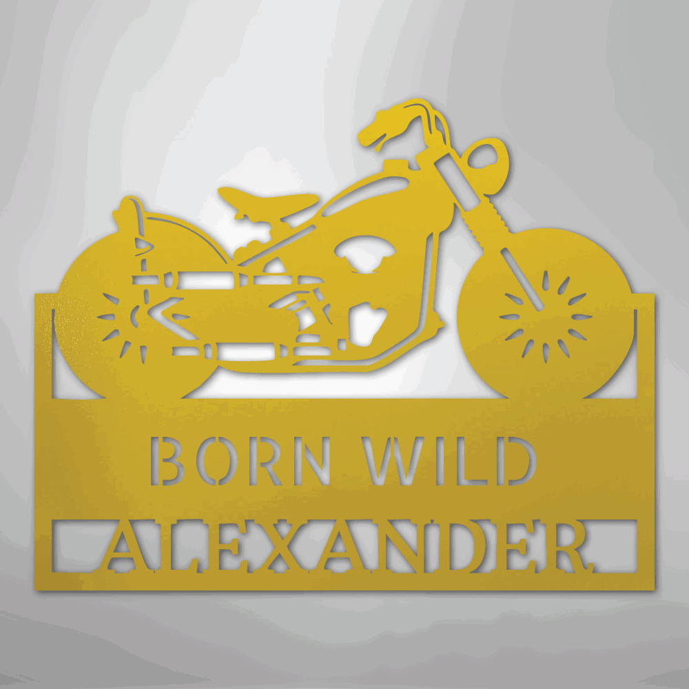 On Any Sunday Monogram - Steel Sign - Giftinum