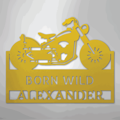 On Any Sunday Monogram - Steel Sign - Giftinum
