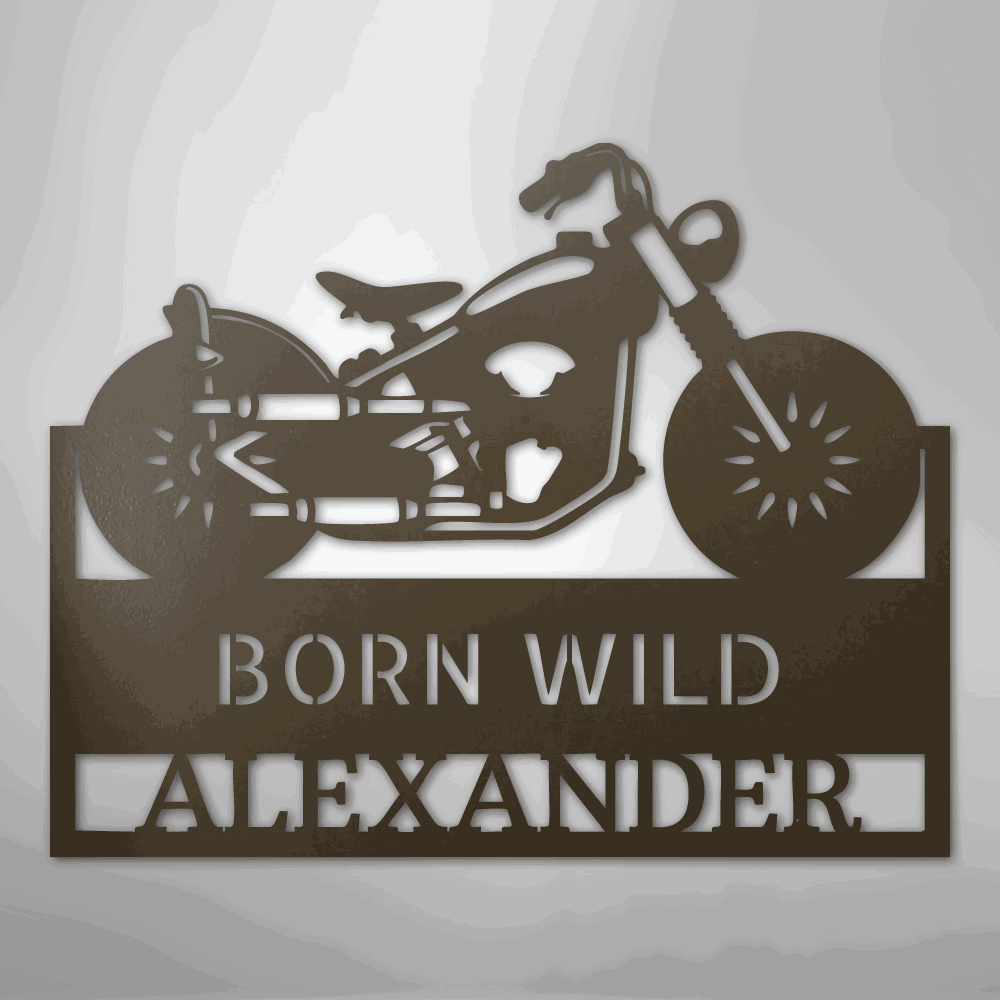 On Any Sunday Monogram - Steel Sign - Giftinum