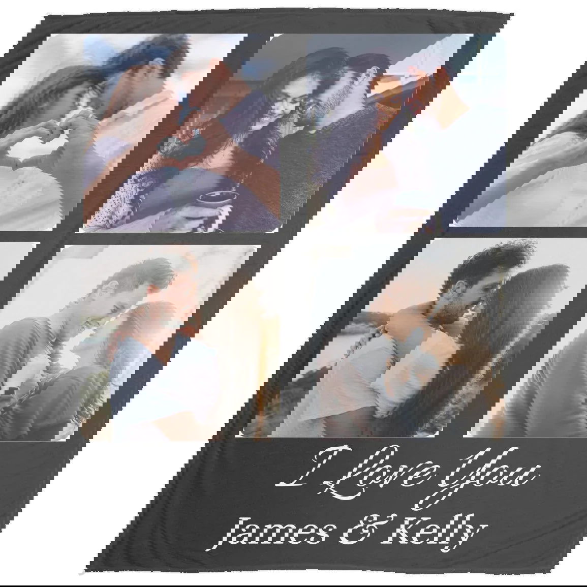 Personalized Couple Photo Blanket - Giftinum