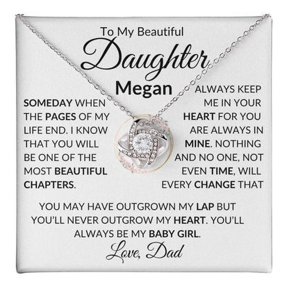 Personalized Daughter Necklace - Someday when - Giftinum
