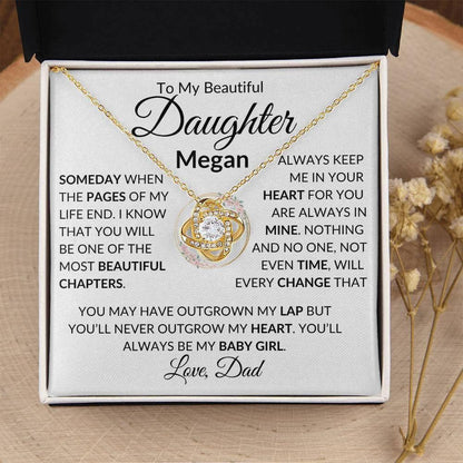 Personalized Daughter Necklace - Someday when - Giftinum