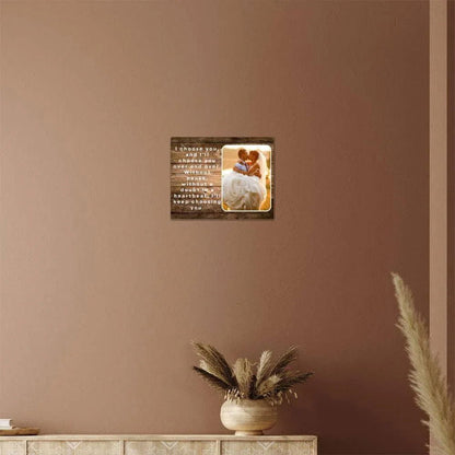 Personalized I choose you Metal art print - Giftinum