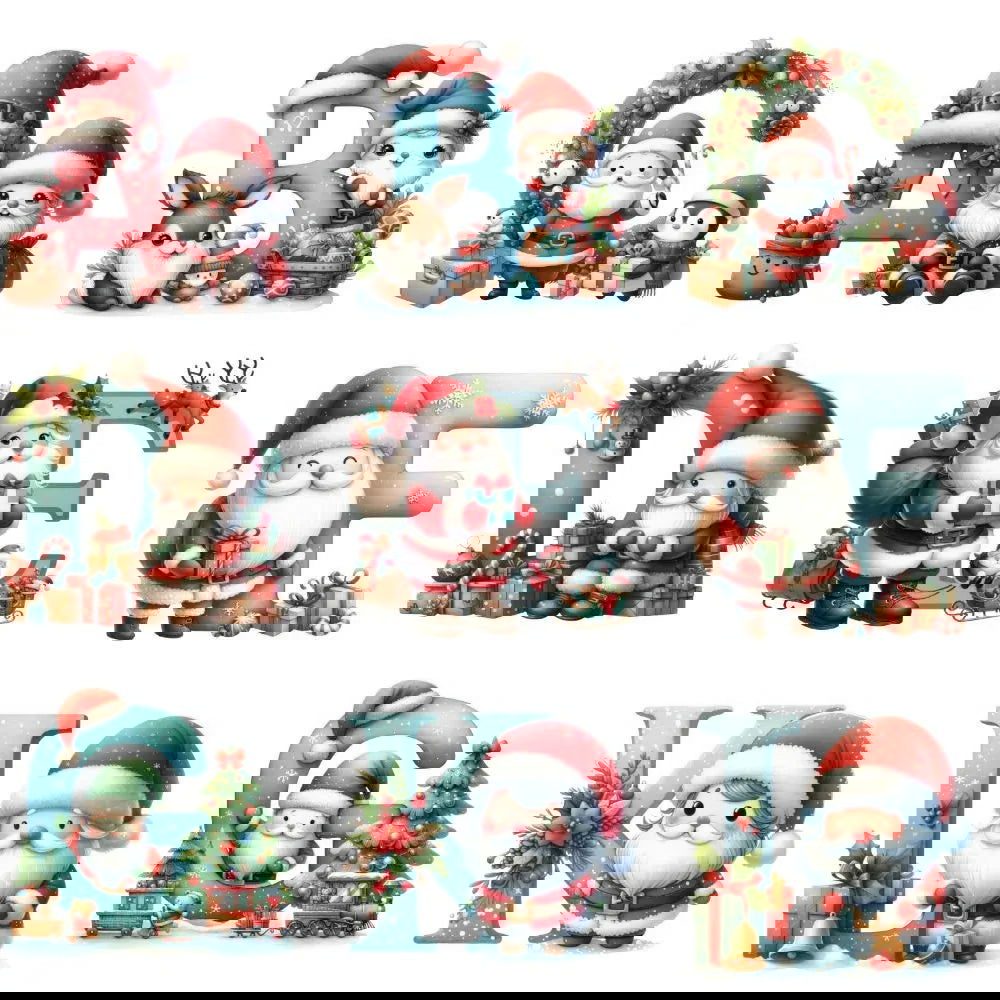 Personalized Initial Name Ceramic Christmas Ornament - Giftinum