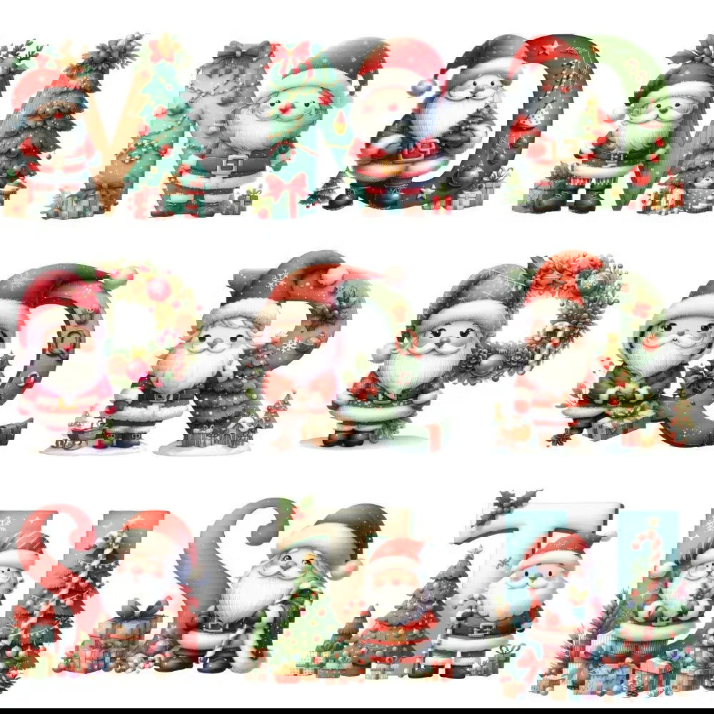 Personalized Initial Name Ceramic Christmas Ornament - Giftinum