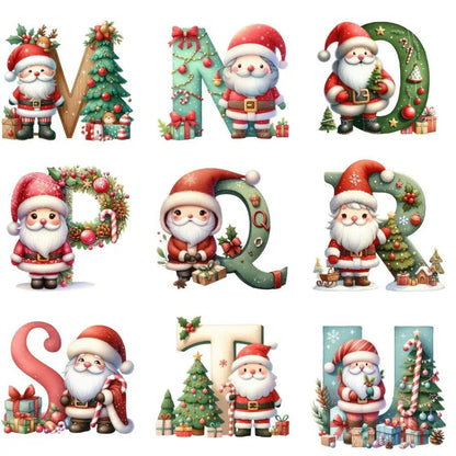 Personalized Initial Name Ceramic Christmas Ornament - Giftinum