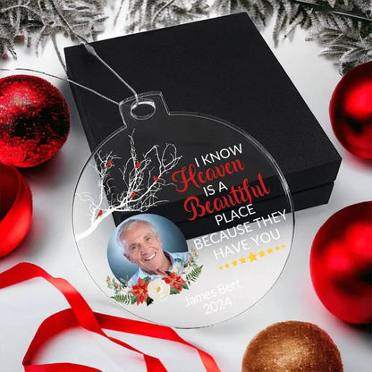 Personalized Memorial Loss Acrylic Ornament - Giftinum