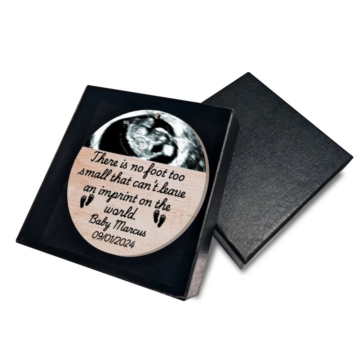 Personalized Miscarriage Baby Loss Wood Ornament - Giftinum