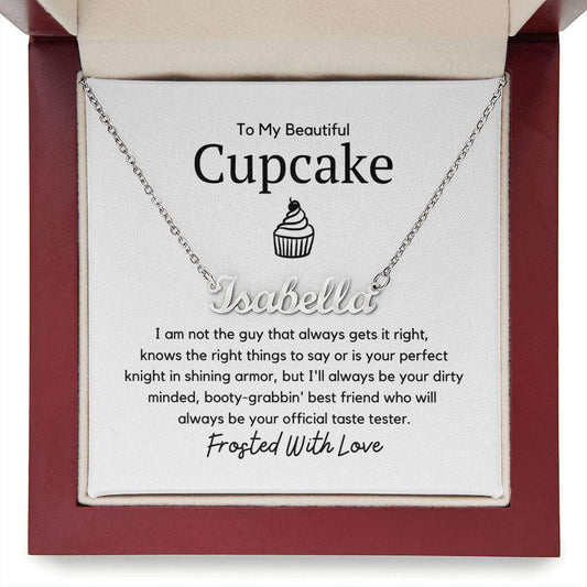 Personalized Name Necklace for Significant Other Polished Stainless Steel / Standard Box Jewelry Giftinum