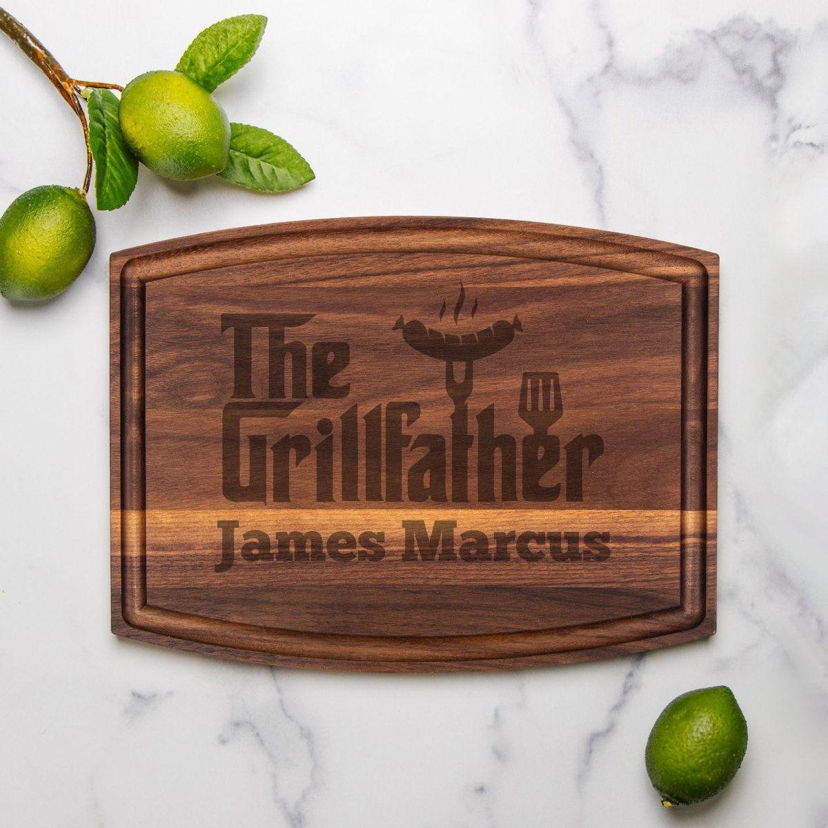 Personalized The Grillfather Cutting Board - Giftinum