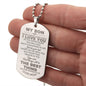 Son Engraved Necklace - Never Forget - Giftinum