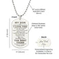 Son Engraved Necklace - Never Forget - Giftinum