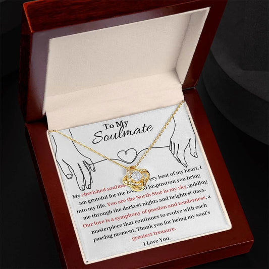 Soulmate Necklace - with every beat of my heart - Giftinum