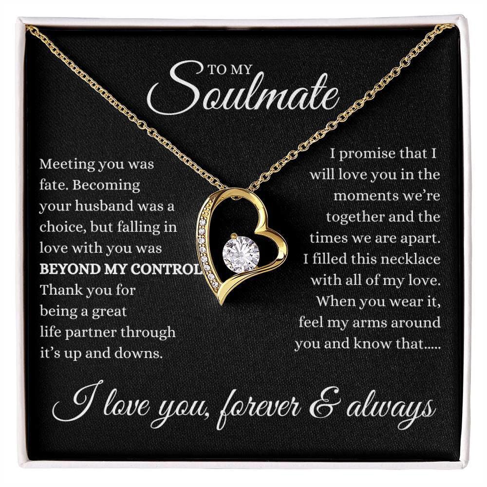 Soulmate necklace - meeting your was fate - Giftinum