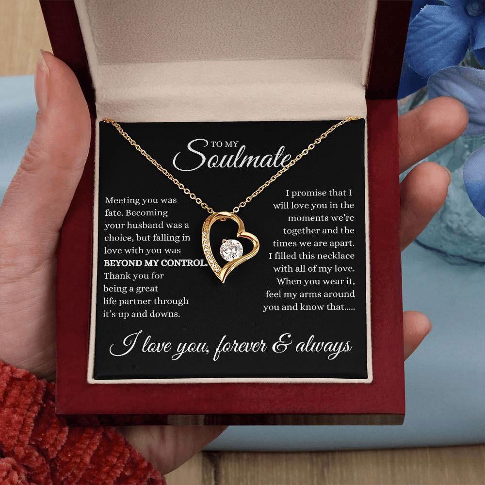 Soulmate necklace - meeting your was fate - Giftinum