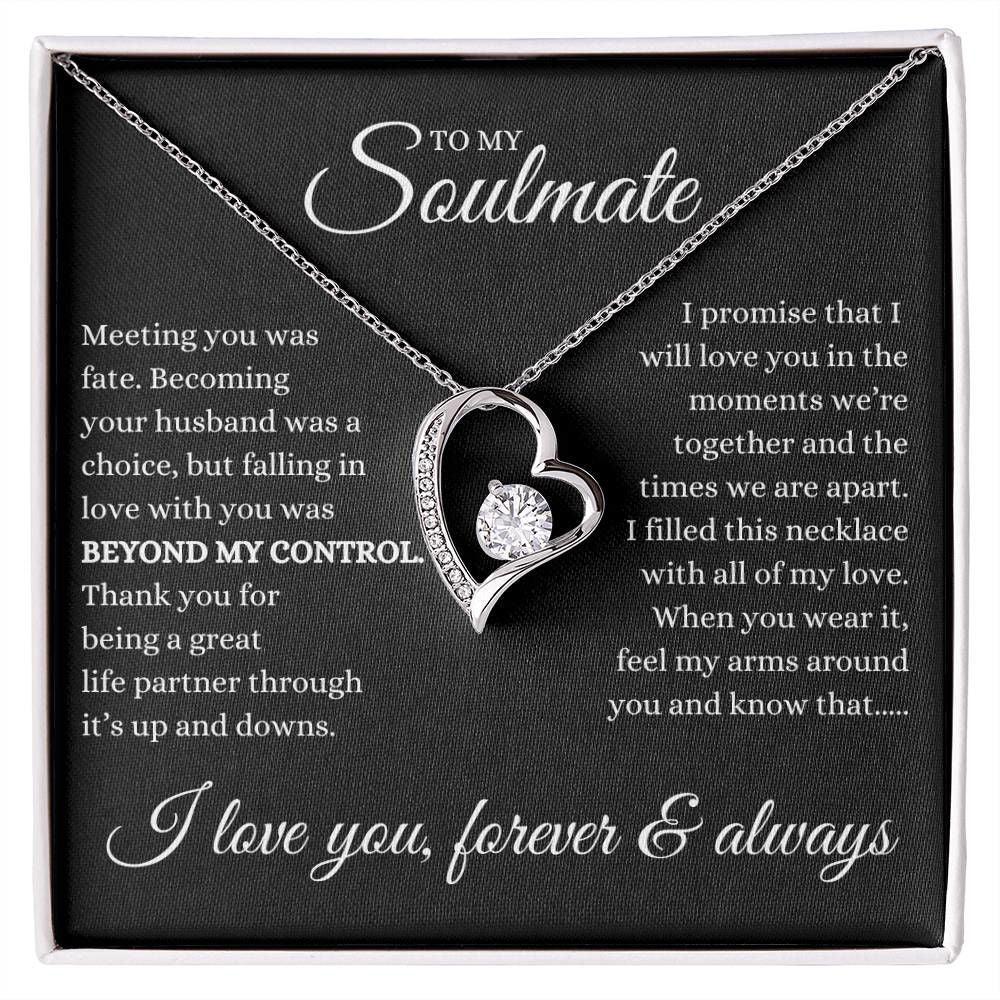 Soulmate necklace - meeting your was fate - Giftinum