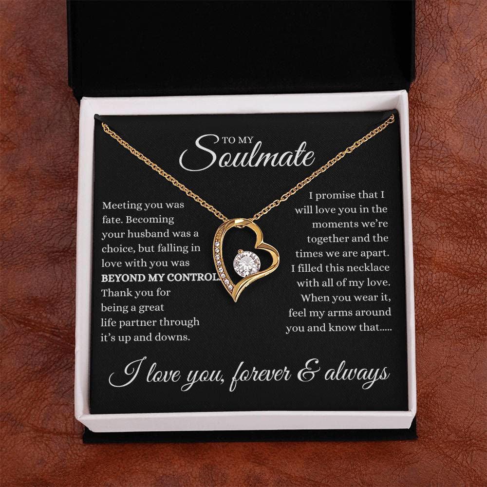 Soulmate necklace - meeting your was fate - Giftinum