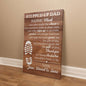 Stepped Up Dad Canvas - Made the choice - Giftinum