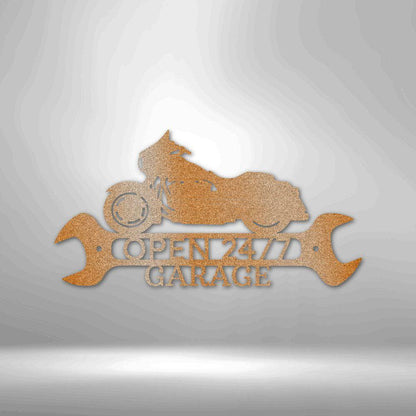Street Glide Shop Monogram - Steel Sign - Giftinum