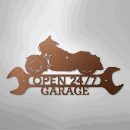 Street Glide Shop Monogram - Steel Sign - Giftinum