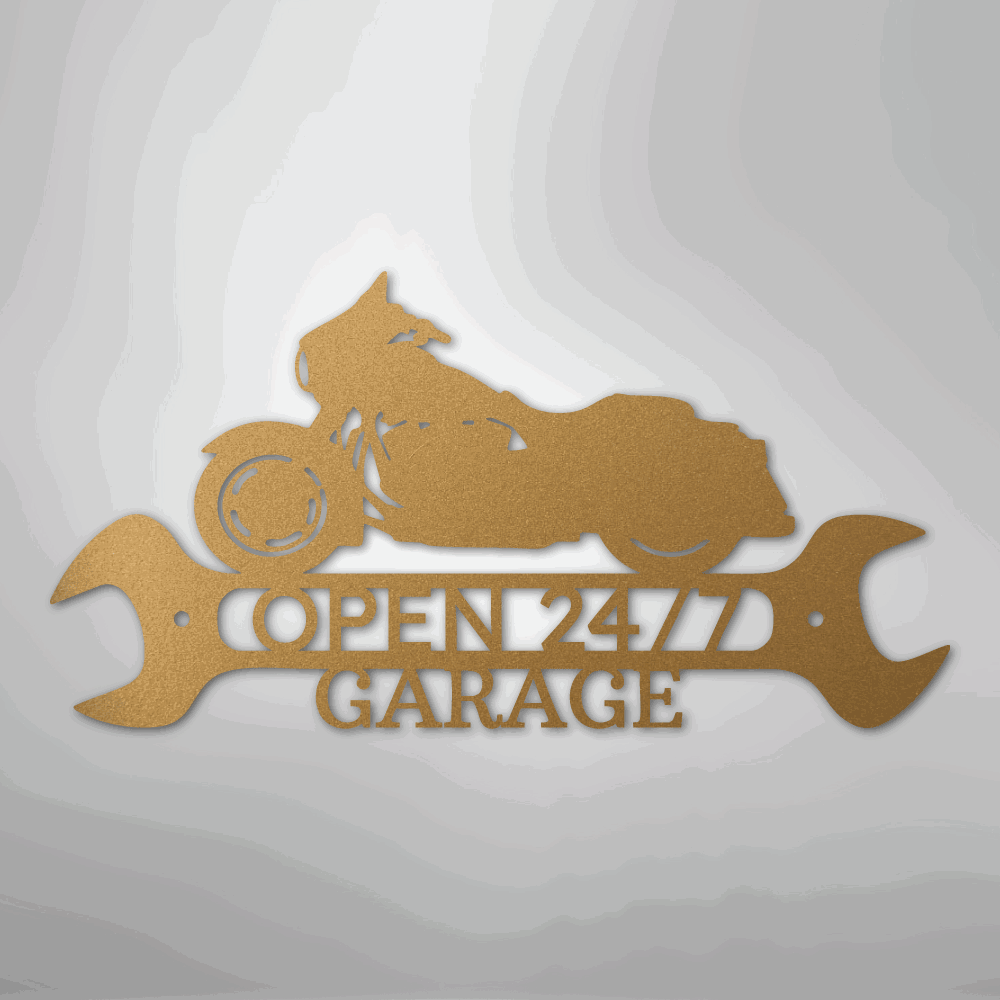 Street Glide Shop Monogram - Steel Sign - Giftinum
