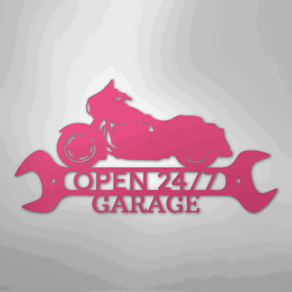 Street Glide Shop Monogram - Steel Sign - Giftinum