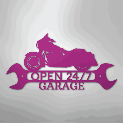 Street Glide Shop Monogram - Steel Sign - Giftinum