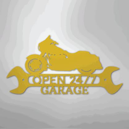 Street Glide Shop Monogram - Steel Sign - Giftinum
