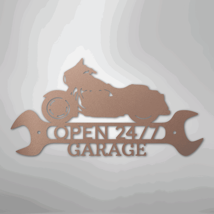 Street Glide Shop Monogram - Steel Sign - Giftinum