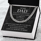 The Best Father In The World Cuban Link Chain - Giftinum