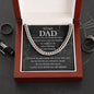The Best Father In The World Cuban Link Chain - Giftinum