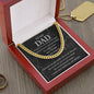 The Best Father In The World Cuban Link Chain - Giftinum